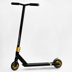 Самокати - Самокат трюковий Best Scooter Hop Pro HIC-система пеги алюмінієвий диск та дека колеса PU Black (115638)