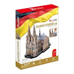 3D пазли - Тривимірна головоломка-конструктор CubicFun Кельнський собор (MC160h)