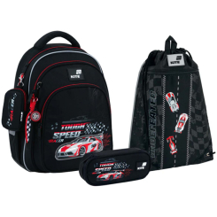 Рюкзаки та сумки - Шкільний набір Kite Education Speed Racer (SET_K26-763S-2)