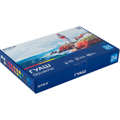 Канцтовары - Краски гуашь Kite Classic 24 цвета (K-097)