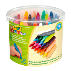 Канцтовары - Набор восковых мелков Crayola Mini kids для малышей 24 шт (256243.112)