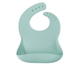 Дитячий посуд та аксесуари - Нагрудник MinikOiOi Basics River Green (101020058)