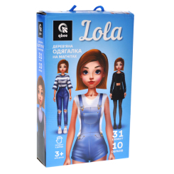 Наборы для творчества - Магнитная одевалка Qbee Lola (QB600-007)