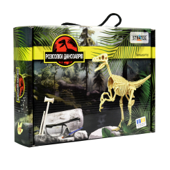 Научные игры, фокусы и опыты - Набор для опытов Strateg Раскопки динозавров Велоцираптор (30830)