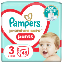 Товары по уходу - Подгузники-трусики Pampers Premium care Midi 6-11 кг 48 шт (8001090759795)