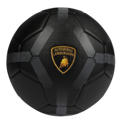 Спортивные активные игры - Футбольный мяч Lamborghini р 5 черный (6941876038510)