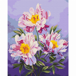 Товари для малювання - Картина за номерами Brushme Королівство півоній (BS53920) Товари для малювання - Картина за номерами Brushme Королівство півоній (BS53920)