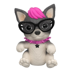 Фигурки животных - Интерактивная игрушка Little Live Pets OMG Шоу талантов Щенок Панк Рок (26119)