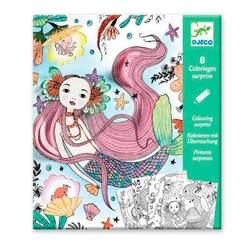 Товари для малювання - Художній комплект для малювання-розмальовка DJECO Глибоке море (DJ09628) Товари для малювання - Художній комплект для малювання-розмальовка DJECO Глибоке море (DJ09628)