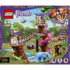 Конструкторы LEGO - Конструктор LEGO Friends Джунгли: штаб спасателей (41424)