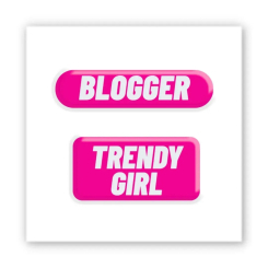 Набори для творчості - 3D стікер Tattooshka Trendy girl (SX-299)