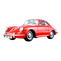 Автомодели - Автомодель Bburago Porshe 356B 1961 красный 1:24 (18-22079 red)
