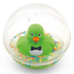 Игрушки для ванны - Игрушка для ванны Fisher-Price Утенок в шаре зеленый (DVH21/DVH73)