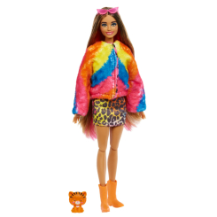 Куклы - Кукла Barbie Cutie Reveal Друзья из джунглей Тигрёнок (HKP99)