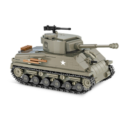 Конструкторы с уникальными деталями - Конструктор COBI Вторая Мировая Война Танк M4 Шерман 320 деталей (COBI-2711)