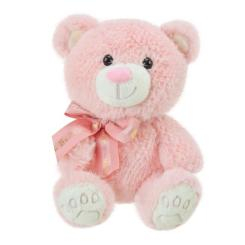М'які тварини - М'яка іграшка Shantou Jinxing Ведмедик рожевий 25 см (C15401/1)