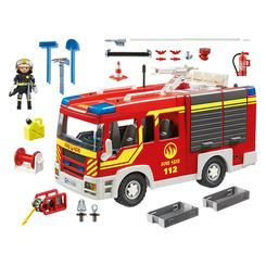 Конструкторы с уникальными деталями - Конструктор Пожарная машина со светом и звуком PLAYMOBIL (4008789053633)