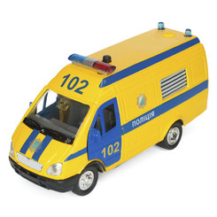 Транспорт и спецтехника - Автомодель Технопарк Газель полиция со светом и музыкой (CT-1276-17PU)