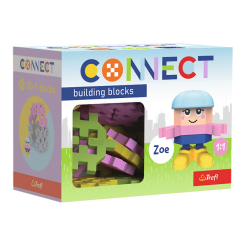 Конструкторы с уникальными деталями - Конструктор Trefl Connect с игровой фигуркой Zoe 35 элементов (61980) Конструкторы с уникальными деталями - Конструктор Trefl Connect с игровой фигуркой Zoe 35 элементов (61980)