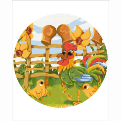 Товари для малювання - Картина за номерами Brushme Півники (RC00059M)