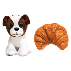 Мягкие животные - Мягкая игрушка Sweet Pups Cutie Croissant сюрприз 15 см (1610032/1610032-10)