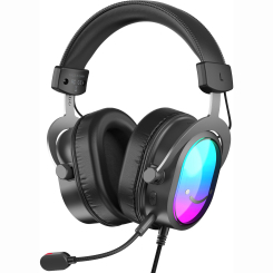 Наушники - Наушники Fifine 7.1 Black RGB (H16)