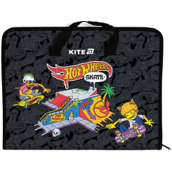 Канцтовары - Папка-портфель Kite Hot Wheels на молнии A4 (HW25-202)