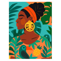 Товари для малювання - Картина за номерами Brushme Донька сонця (RBS1049)