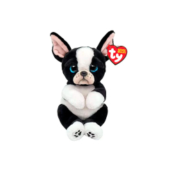 М'які тварини - М'яка іграшка TY Beanie Bellies Чорно-білий песик Tink (41054)