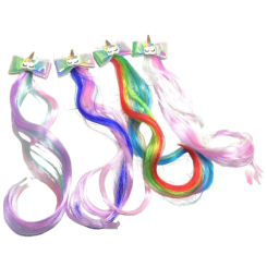 Косметика - Прядки для волос Zhorya Радужный единорог (CC-17)