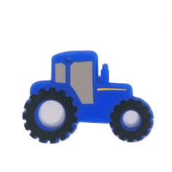 Брязкальця, прорізувачі - Прорізувач Lindo Синій трактор (6930210033281)