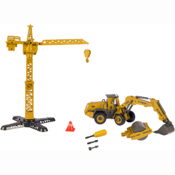 Конструктори з унікальними деталями - Конструктор Otamanko Екскаватор і дорожній каток 2 в 1 (532.02.07)