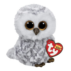 М’які тварини - М'яка іграшка TY Beanie Boo's Біла сова Олетт 15 см (37201)