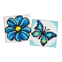 Мозаика - Алмазная мозаика на магните Идейка Синий цвет 9 х 9 см 2 шт (AMG1062)