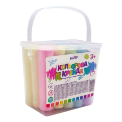 Канцтовары - Набор мела для асфальта Shantou Yisheng в конейнере 15 цветов (FCJ1284362)