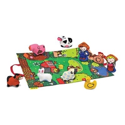 Розвивальні килимки, крісла-качалки - Розвивальний килимок K'S Kids 3D Ферма з тваринами (KA10743-GB)