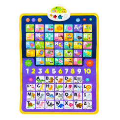 Навчальні іграшки - Інтерактивний плакат Kids Hits Абетка 2 в 1 (KH07/003)