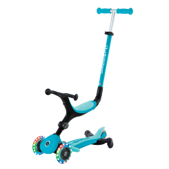 Самокаты - Самокат Globber Go up active lights 360 аква (749-300)