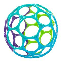 Розвивальні іграшки - Розвивальна іграшка Oball Гнучкий м'яч синьо-зелений мультиколор 10 см (81024/81024-2)