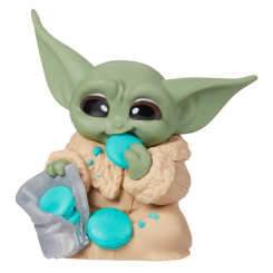 Фігурки персонажів - Фігурка Star Wars Мандалорець Малюк Йода з печивом 6 см (F5854/F5857)
