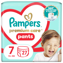 Товары по уходу - Подгузники-трусики Pampers Premium care Giant Plus 15+ кг 27 шт (8006540807026)