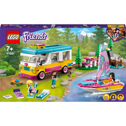 Конструкторы LEGO - Конструктор LEGO Friends Лесной дом на колесах и парусная лодка (41681)