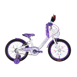 Велосипеды - Велосипед 18" Formula CHERRY 2022 белый с сиреневым (1786130123)