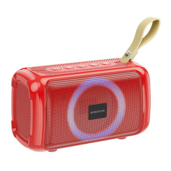 Портативные колонки и наушники - Колонка Bluetooth BOROFONE BR17 Cool Sports Красный (21704)