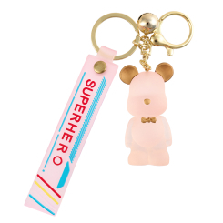 Брелоки - Брелок Brelok market Ведмедик прозорий тілесний (2060000021168)