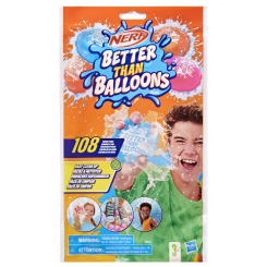 Боеприпасы - Игровой набор Nerf Better than balloons Водяные шары 108 штук (F8742)