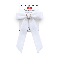 Бижутерия и аксессуары - Бант Glamurino Snow queen белый (5091.1) Бижутерия и аксессуары - Бант Glamurino Snow queen белый (5091.1)