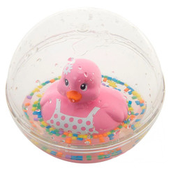 Іграшки для ванни - Іграшка для ванни Fisher-Price Каченя в кулі рожеве (DVH21/DRD82)