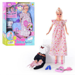 Ляльки - Лялька DEFA 8009 вагітна з набором (4770)