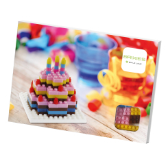 Конструкторы с уникальными деталями - Конструктор BRIXIES Открытка Праздничный торт 98 деталей (220.012) Конструкторы с уникальными деталями - Конструктор BRIXIES Открытка Праздничный торт 98 деталей (220.012)